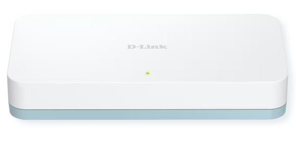 D-Link DGS-1008D 8-Port Gigabit Switch Weiß | Unmanaged Ethernet LAN 1000 Mbit/s